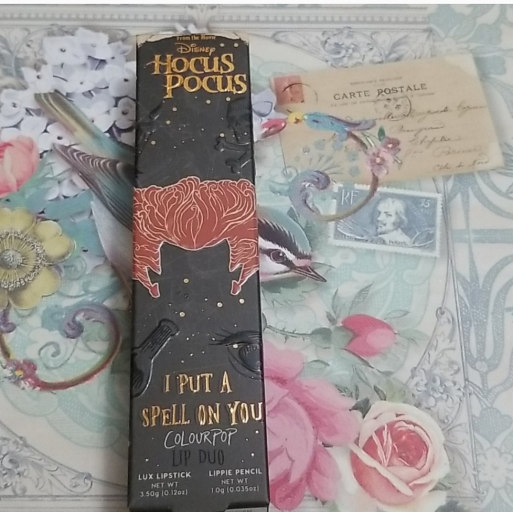 SOLD!!! Colourpop I Put A Spell On You Disney Hocus Pocus Lipstick & Liner Set! - Picture 9 of 14